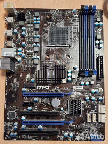Материнская плата msi 970a-g43 am3 plus сокет купить в Москве ...