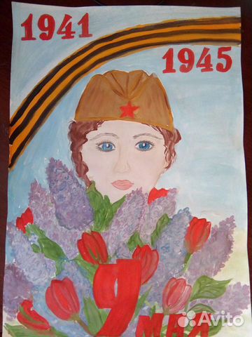 Рисунки и поделки в детский сад и школу