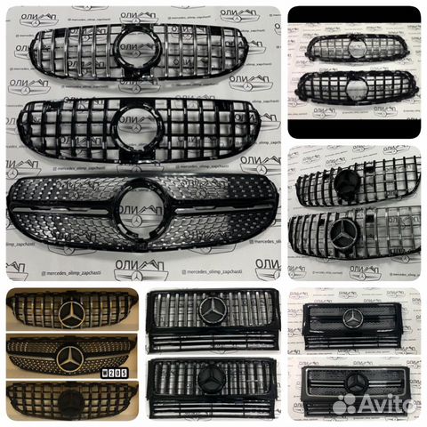 Решетка радиатора на Mercedes