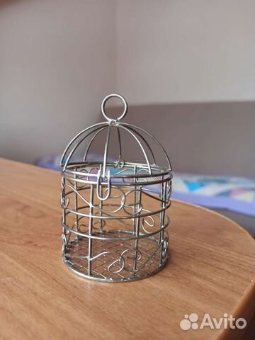 Птичья клетка декоративная