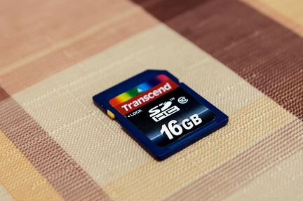 Transcend sdhc Class10 16Гб Made in Taiwan