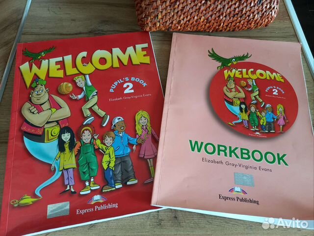 Учебник и тетрадь по английскому языку welcome 2 купить в Нижнем ...