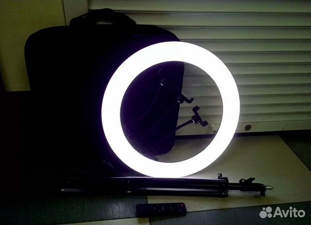 Кольцевая Лампа для Селфи 46 см + Сумка +Штатив 2м