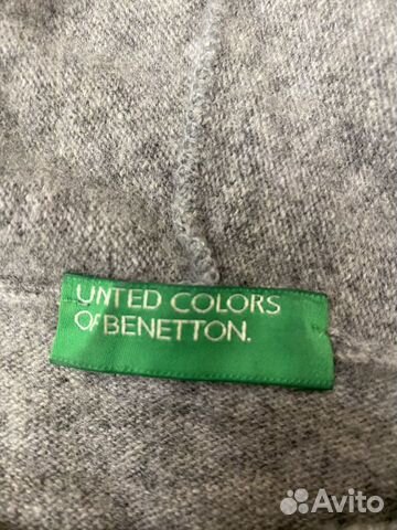 Кофта-кенгуру, худи шерстяное Benetton