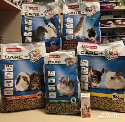 Корм Versele-laga, Beaphar для грызунов и попугаев
