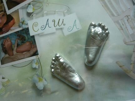 Слепочки(слепки) ручек и ножек вашего малыша