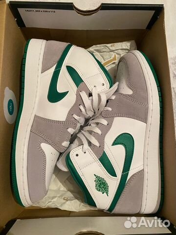 Jordan 1 Mid SE White/Pine Green (6.5y/39eu)