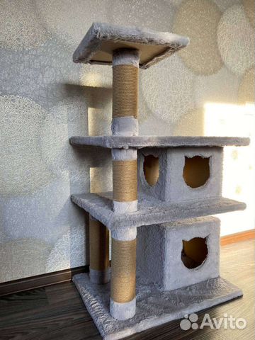 Домик для кошки с когтеточкой