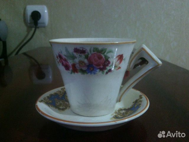 Чашка с блюдцем Стаффордшир