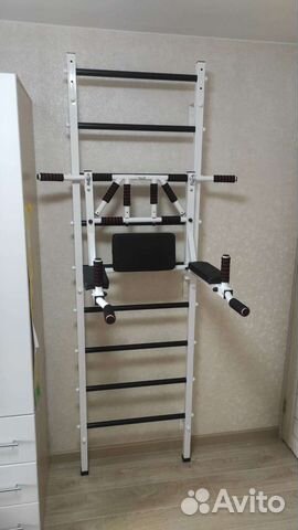 Шведская стенка с турником/брусьями