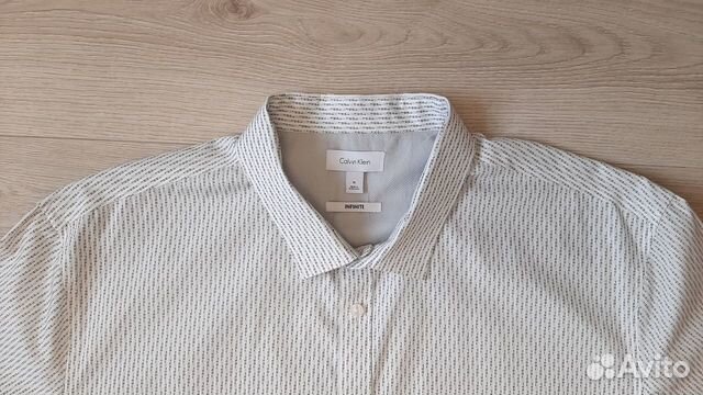 Деловая рубашка Calvin Klein прямого кроя,XL/54