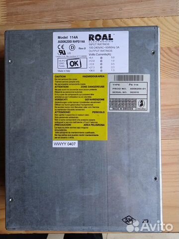 Блок питания roal rhps 114A