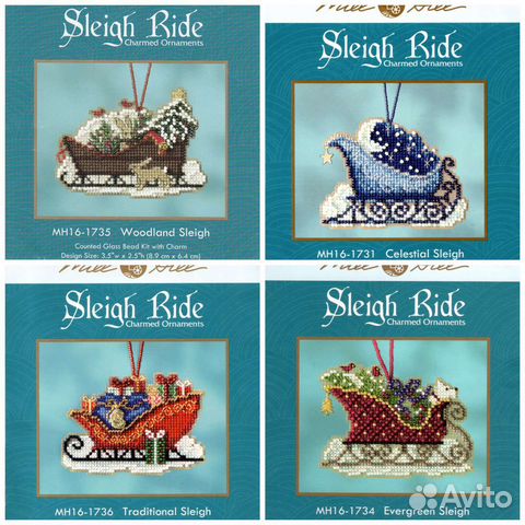 Много схем для вышивания Mill Hill