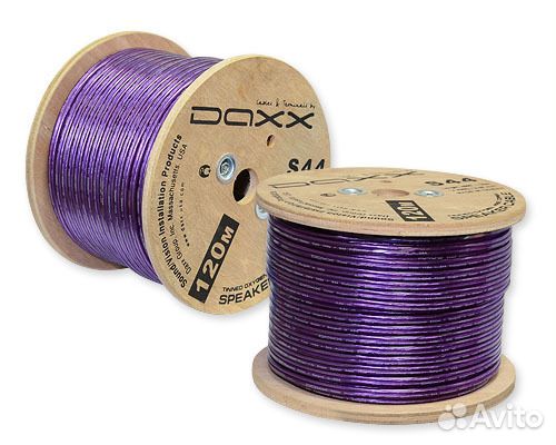 Акуст. кабель daxx S44 (2x2.1мм2 бескислород.медь)