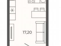 Квартира-студия, 24,1 м², 26/26 эт.