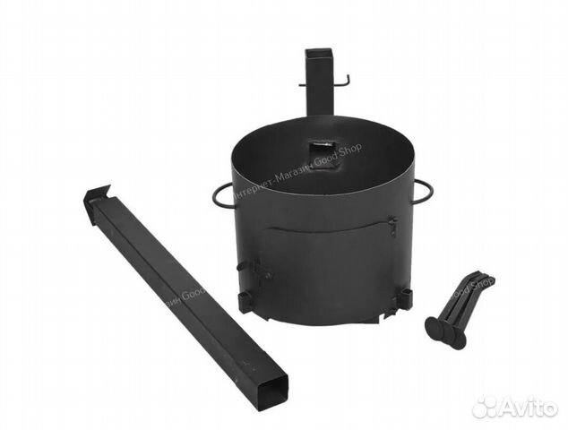 Печь под казан с трубой 360 мм. (под казан 12 л.)