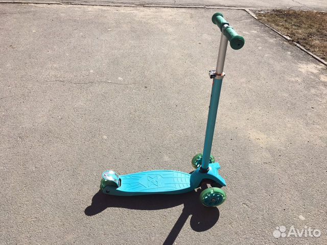 Самокат детский 3-х колесный rush action