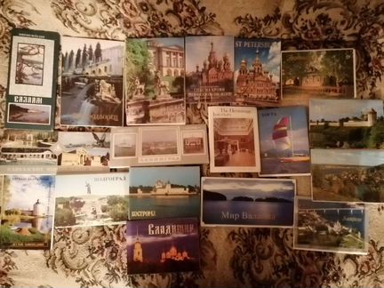 Наборы открыток СССР и РФ