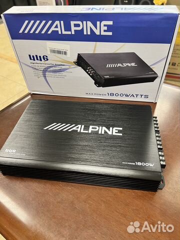 Усилитель звука Alpine 446, 4 канала 1800W