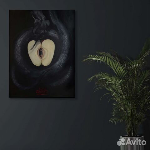 Картина маслом «Жизнь земли»