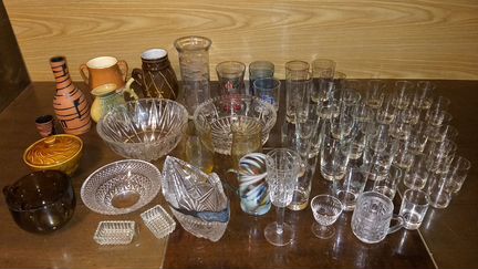 Стеклянная и керамическая посуда периода СССР