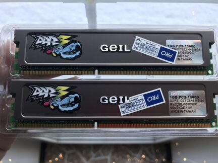 Оперативная память DDR3 2x1GB