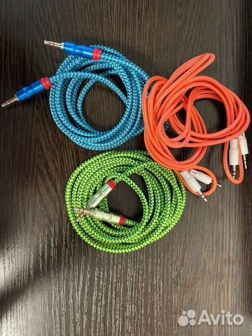 Кабель AUX 3,5 на 3,5 (120см и 200 см)