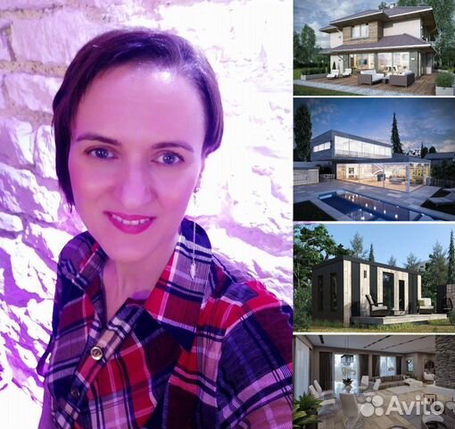 3D визуализация коттеджа генплана здания интерьера