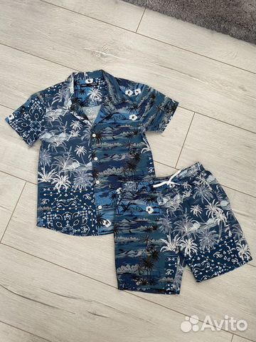 Next костюм (рубашка и шорты) р 116
