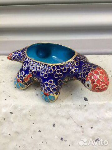 Черепашка на счастье Техника Клуазоне