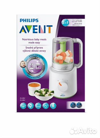 Пароварка блендер Avent