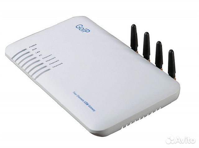 GoIP 4 - GSM шлюз - новый