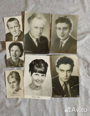 Открытки актеры кино СССР