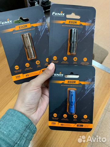 Фонарь Fenix E02R. Официальная гарантия 2 года