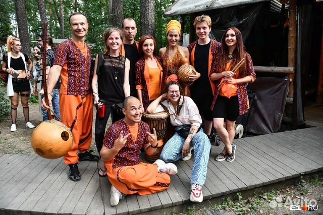 Артисты на праздник. Шоу африканских барабанов