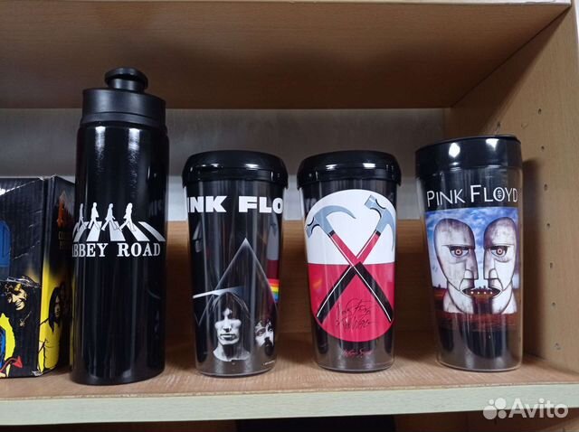 Кружка термос Pink Floyd The Beatles