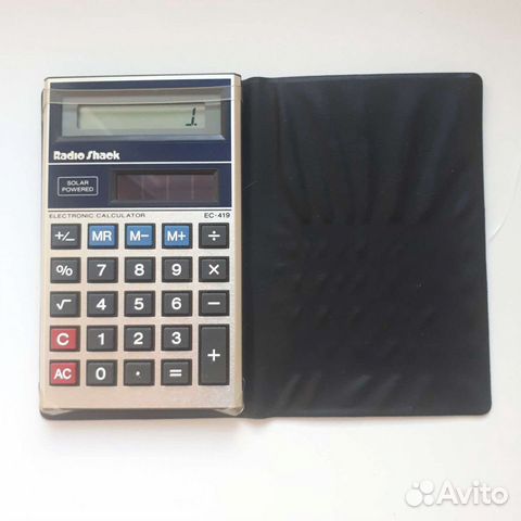 Калькулятор, 1988, Radio Shack, Япония