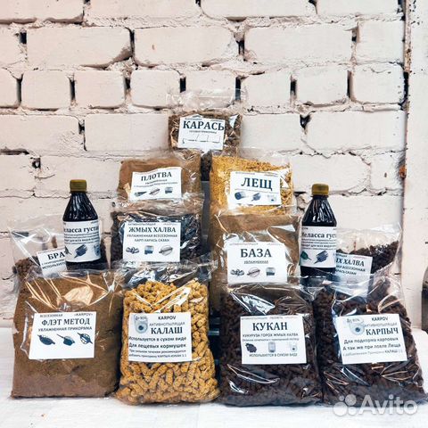 Прикормка для рыбалки производства 