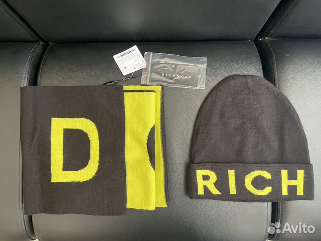 Шапка и шарф Richmond новый оригинал