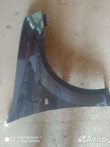 Крылья Рено Логан 10-14 г.в. цвет голубой