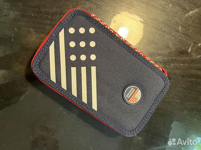 Пенал синий и розовый новый