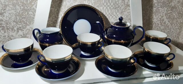 Сервиз лфз кобальт СССР