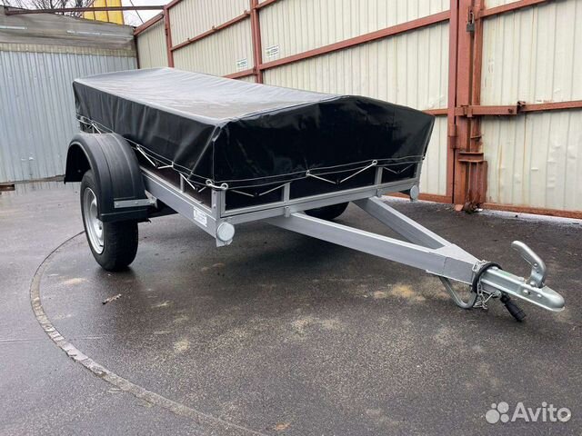 Прицеп фермер 1.95*1.25 с тентом без колес