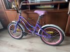 Детский велосипед 3-7 лет (розовый, для девочки)