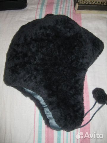 Детская зимняя шапка из овчины новая СССР