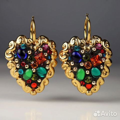 Серьги Jacky De G Франция оригинал подиумные