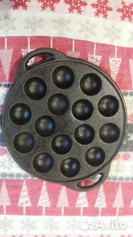 Форма для выпечки чугунная, такоячница
