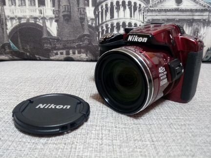 Фотоаппарат Nikon P510 Бордовый