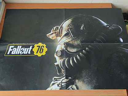 Плакат Fallout и Cyberpunk