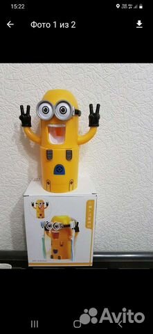 Автоматический дозатор зубной пасты Миньон